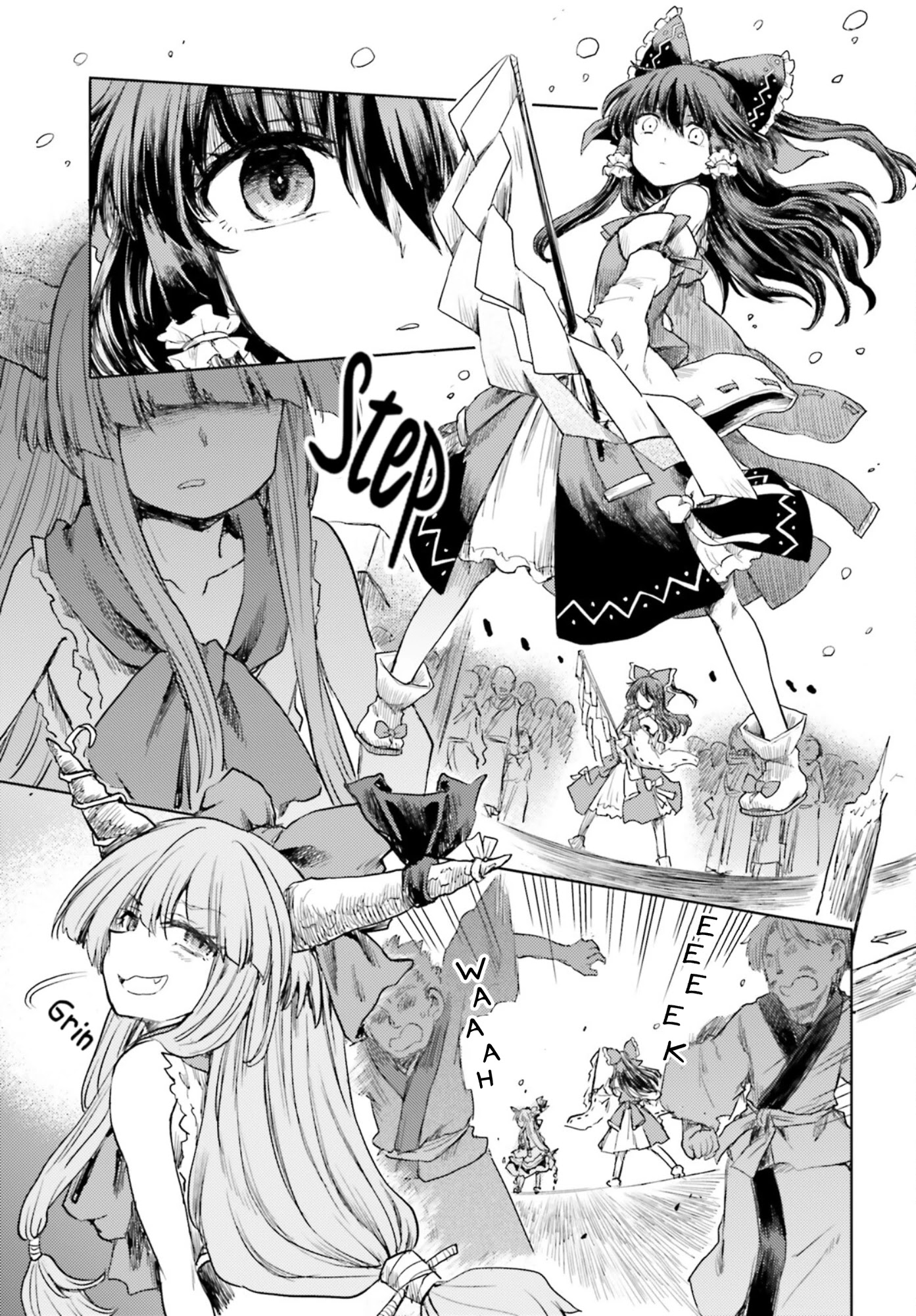 Touhou Suichouka ~ Lotus Eater-tachi no Suisei Chapter 28 page 15 - Chapter 28: Like an Oni Caught in a Shower of Beans - Part 2