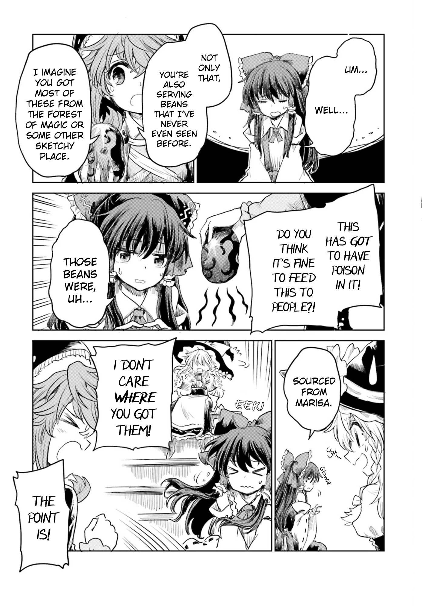 Touhou Suichouka ~ Lotus Eater-tachi no Suisei Chapter 28 page 19 - Chapter 28: Like an Oni Caught in a Shower of Beans - Part 2
