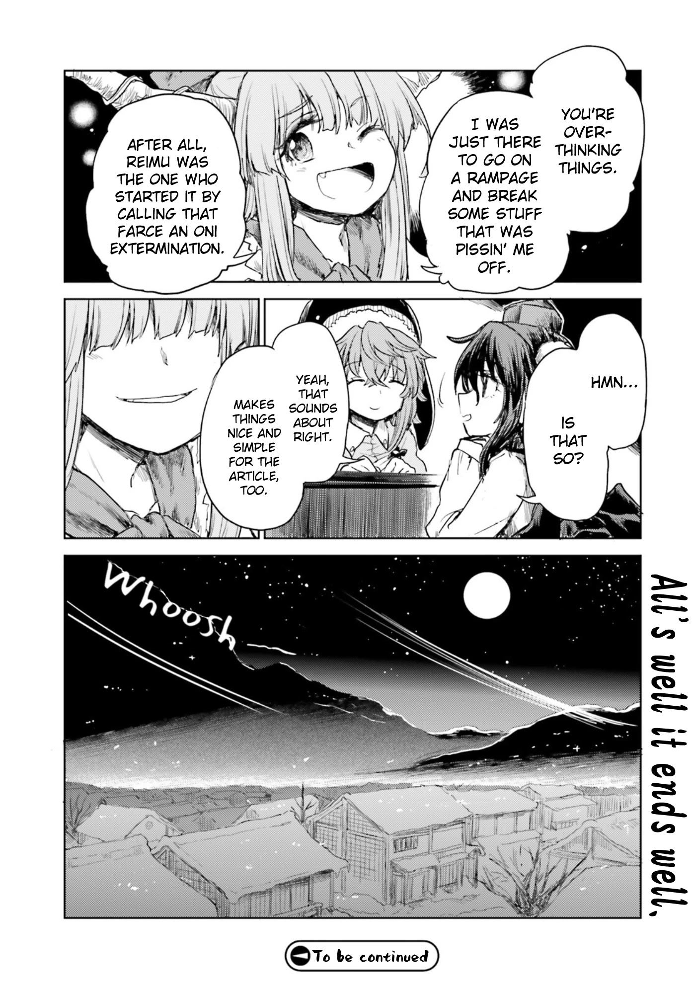 Touhou Suichouka ~ Lotus Eater-tachi no Suisei Chapter 28 page 24 - Chapter 28: Like an Oni Caught in a Shower of Beans - Part 2