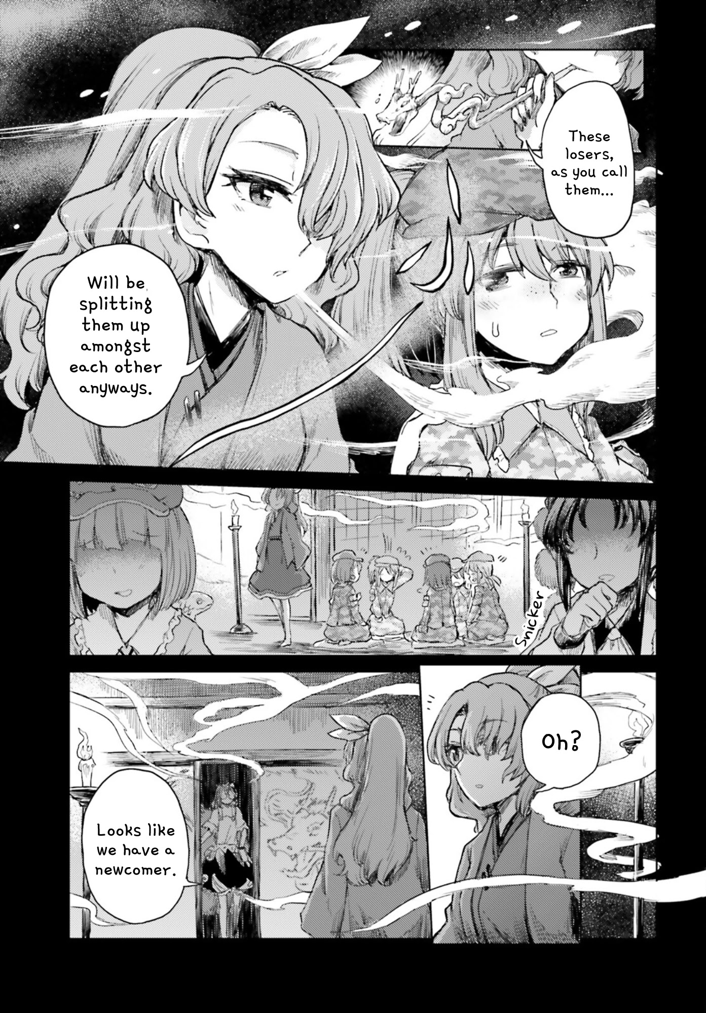 Touhou Suichouka ~ Lotus Eater-tachi no Suisei Chapter 29 page 17 - Chapter 29: Lighting Up a Smoke with the Flames of Countryside Will-o-The-Wisps Part 1