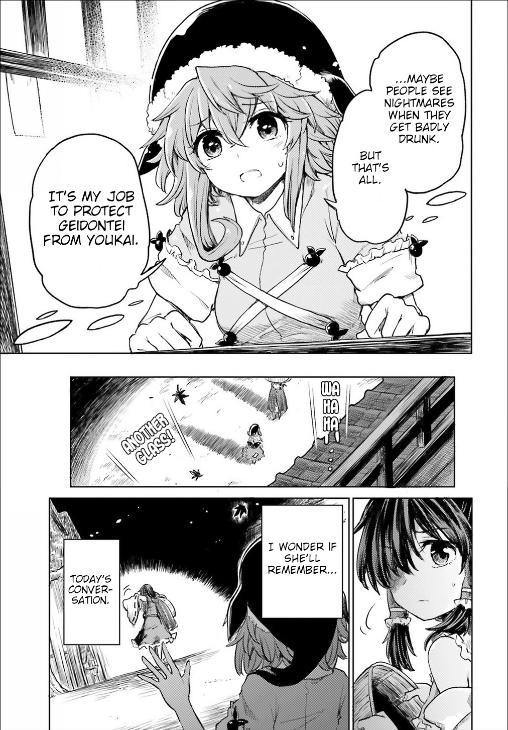 Touhou Suichouka ~ Lotus Eater-tachi no Suisei Chapter 3 page 22 - Chapter 3: A Drunken Evening Leaves No Memories Part 3