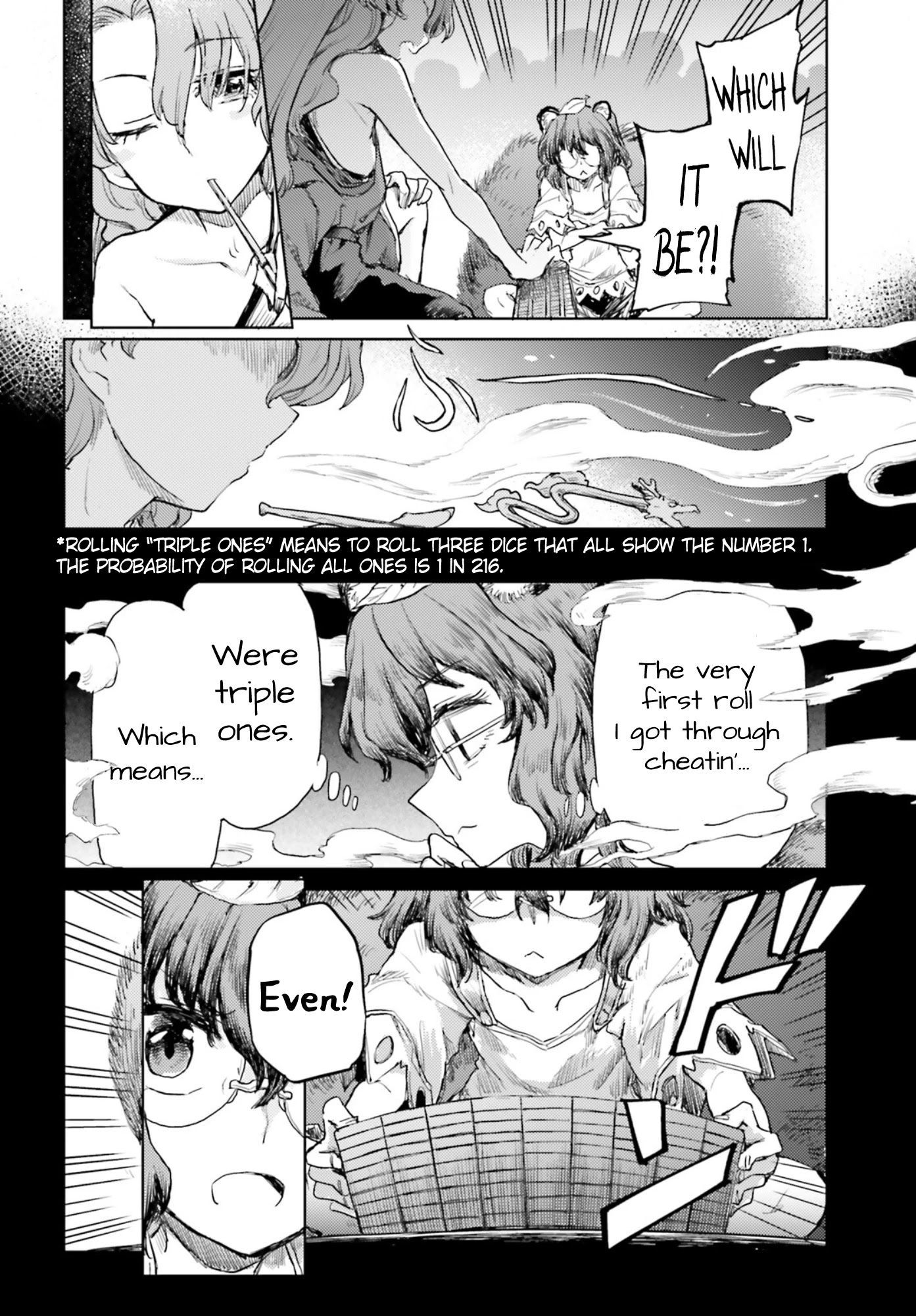 Touhou Suichouka ~ Lotus Eater-tachi no Suisei Chapter 30 page 14 - Chapter 30: Lighting Up a Smoke with the Flames of Countryside Will-o-The-Wisps (Part 2)