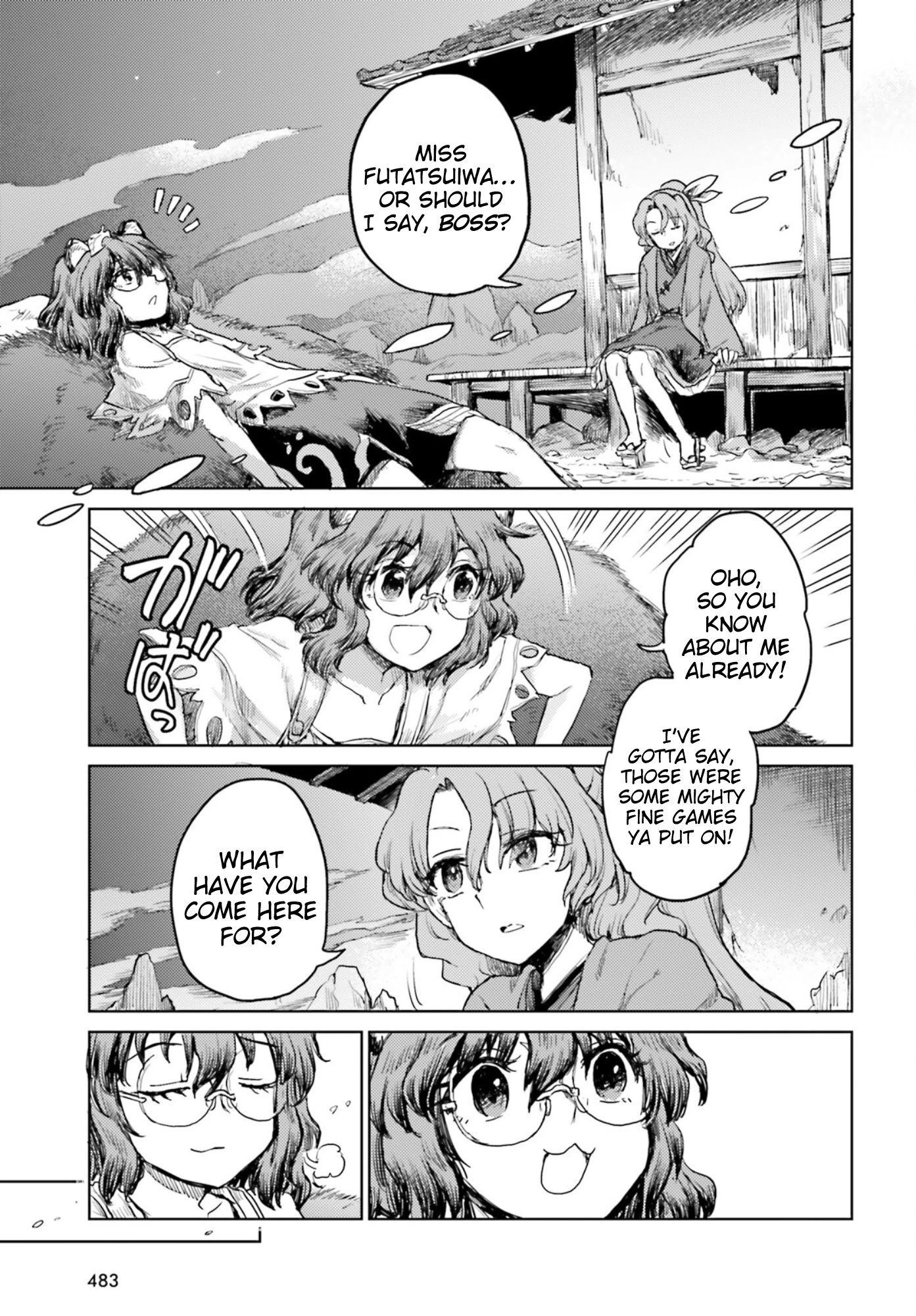 Touhou Suichouka ~ Lotus Eater-tachi no Suisei Chapter 30 page 17 - Chapter 30: Lighting Up a Smoke with the Flames of Countryside Will-o-The-Wisps (Part 2)