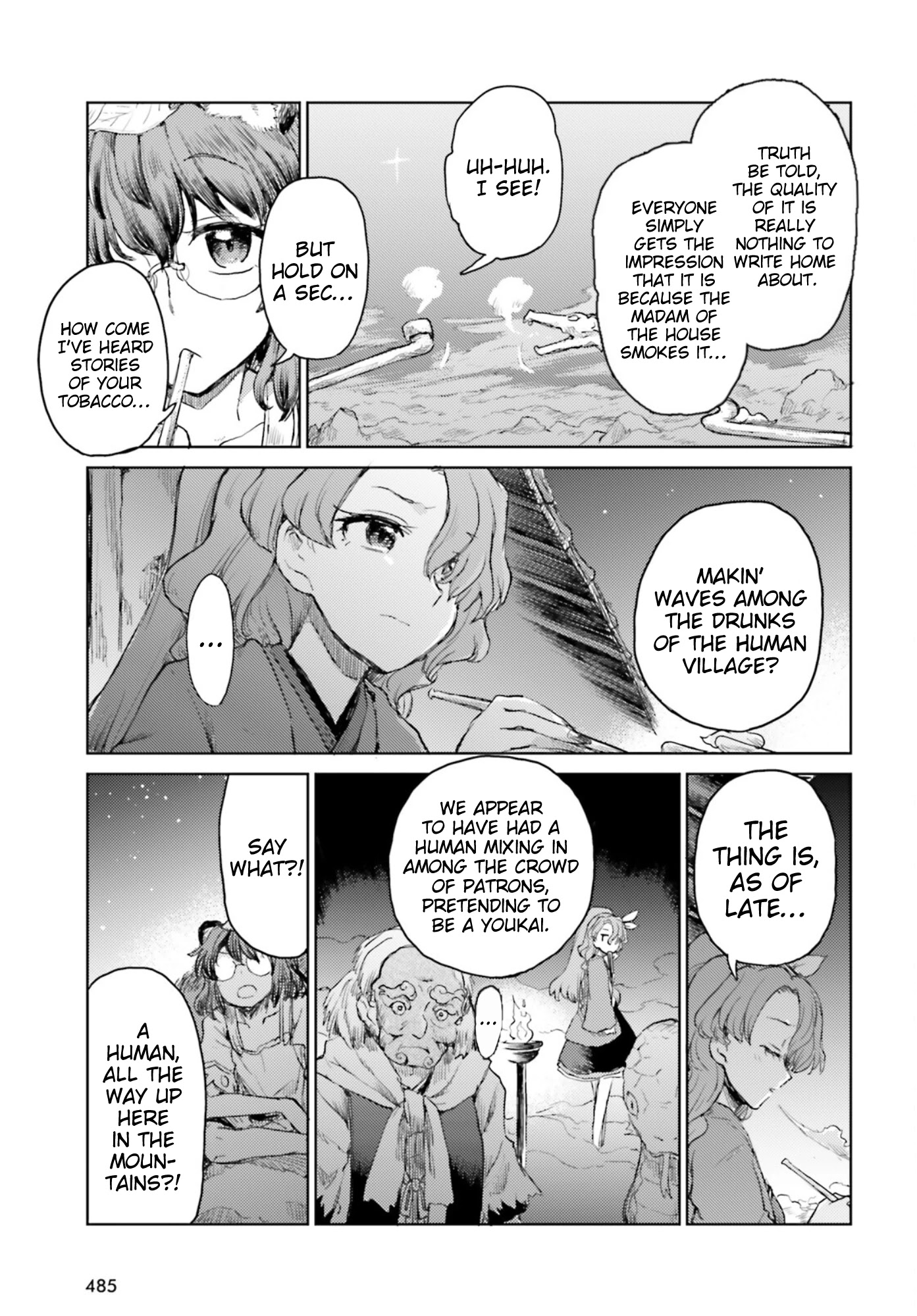 Touhou Suichouka ~ Lotus Eater-tachi no Suisei Chapter 30 page 19 - Chapter 30: Lighting Up a Smoke with the Flames of Countryside Will-o-The-Wisps (Part 2)