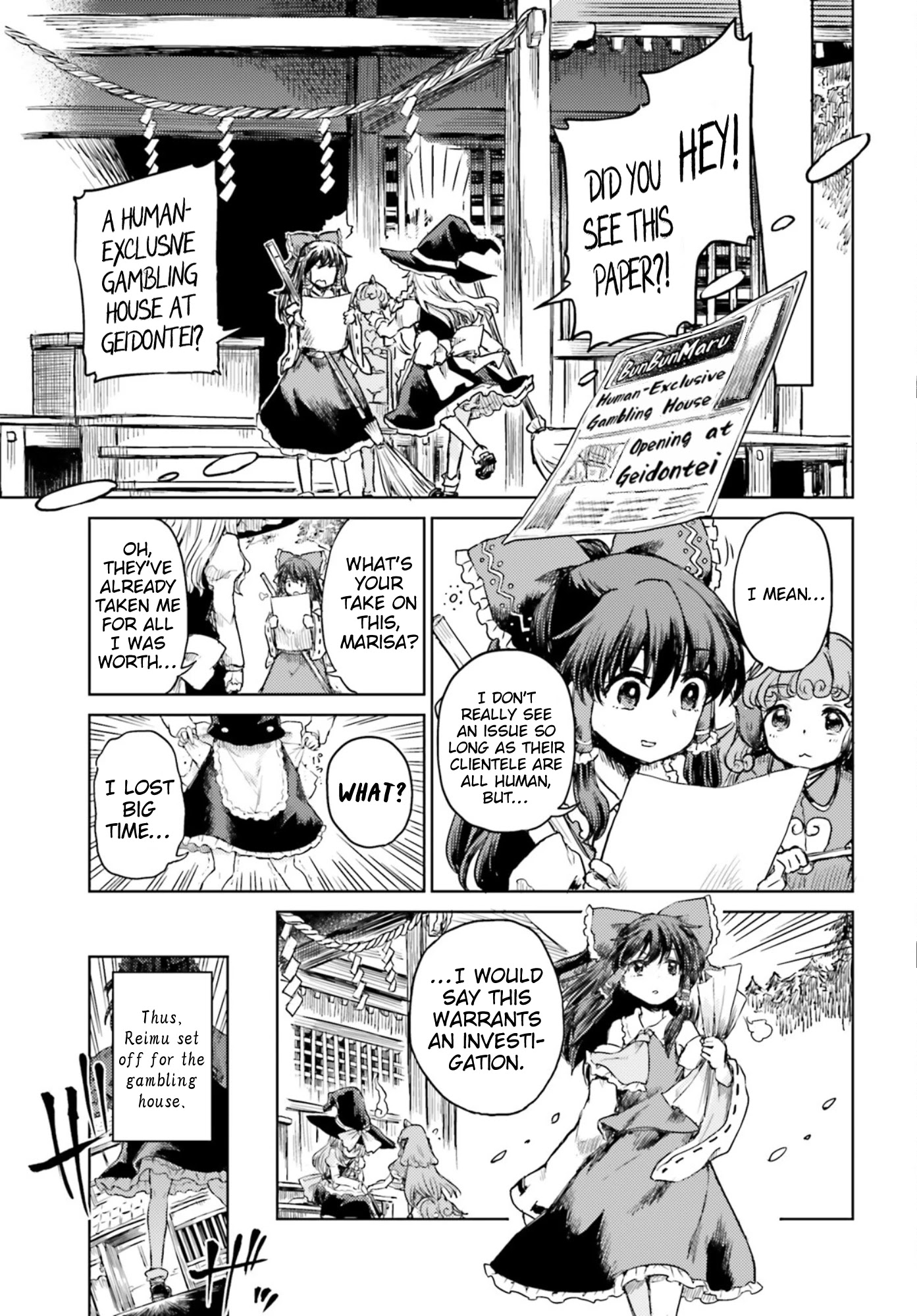 Touhou Suichouka ~ Lotus Eater-tachi no Suisei Chapter 30 page 25 - Chapter 30: Lighting Up a Smoke with the Flames of Countryside Will-o-The-Wisps (Part 2)