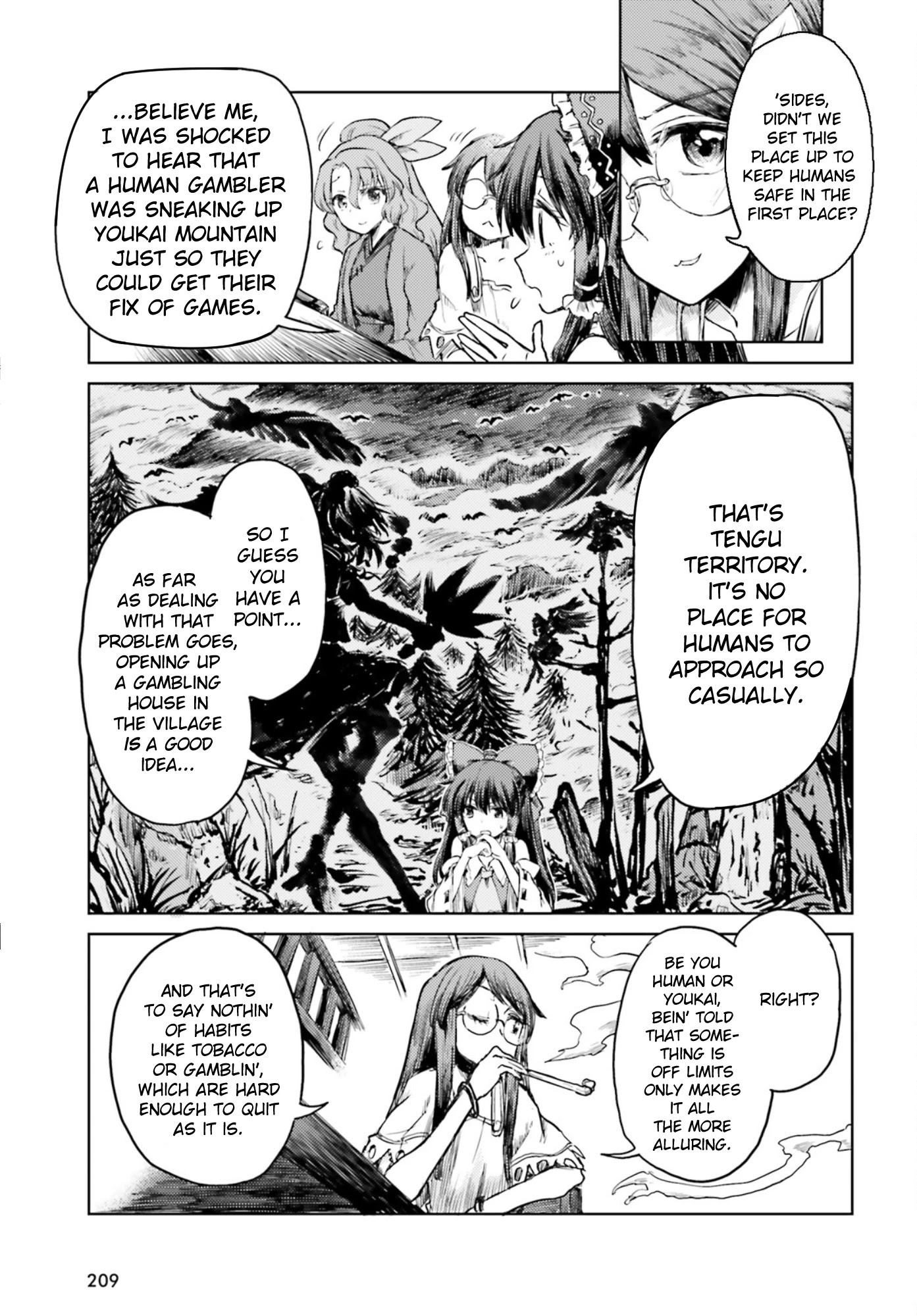 Touhou Suichouka ~ Lotus Eater-tachi no Suisei Chapter 31 page 7 - Chapter 31: A Flower in the Hand is Worth... (Part 1)