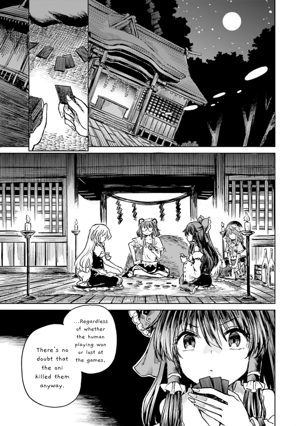 Touhou Suichouka ~ Lotus Eater-tachi no Suisei Chapter 32 page 13 - Chapter 32: A Flower in the Hand is Worth... (Part 2)