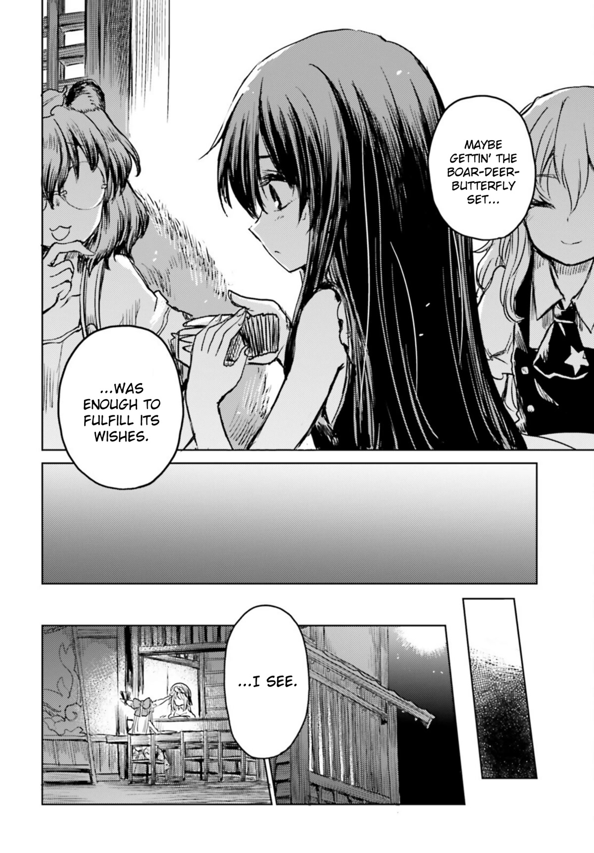 Touhou Suichouka ~ Lotus Eater-tachi no Suisei Chapter 32 page 28 - Chapter 32: A Flower in the Hand is Worth... (Part 2)
