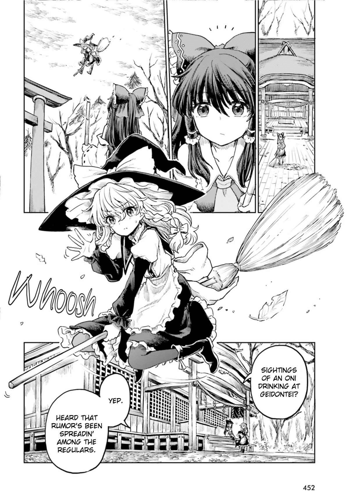 Touhou Suichouka ~ Lotus Eater-tachi no Suisei Chapter 35 page 2 - Chapter 35: Drink of Delirium, Oni of Oblivion (part 1)