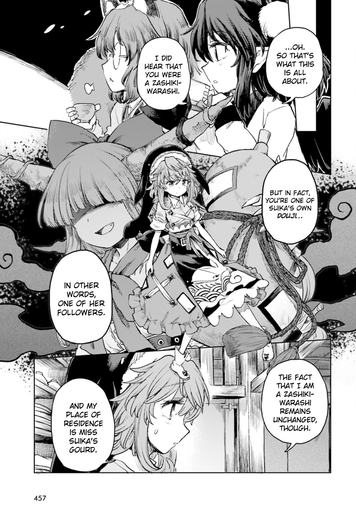 Touhou Suichouka ~ Lotus Eater-tachi no Suisei Chapter 35 page 7 - Chapter 35: Drink of Delirium, Oni of Oblivion (part 1)