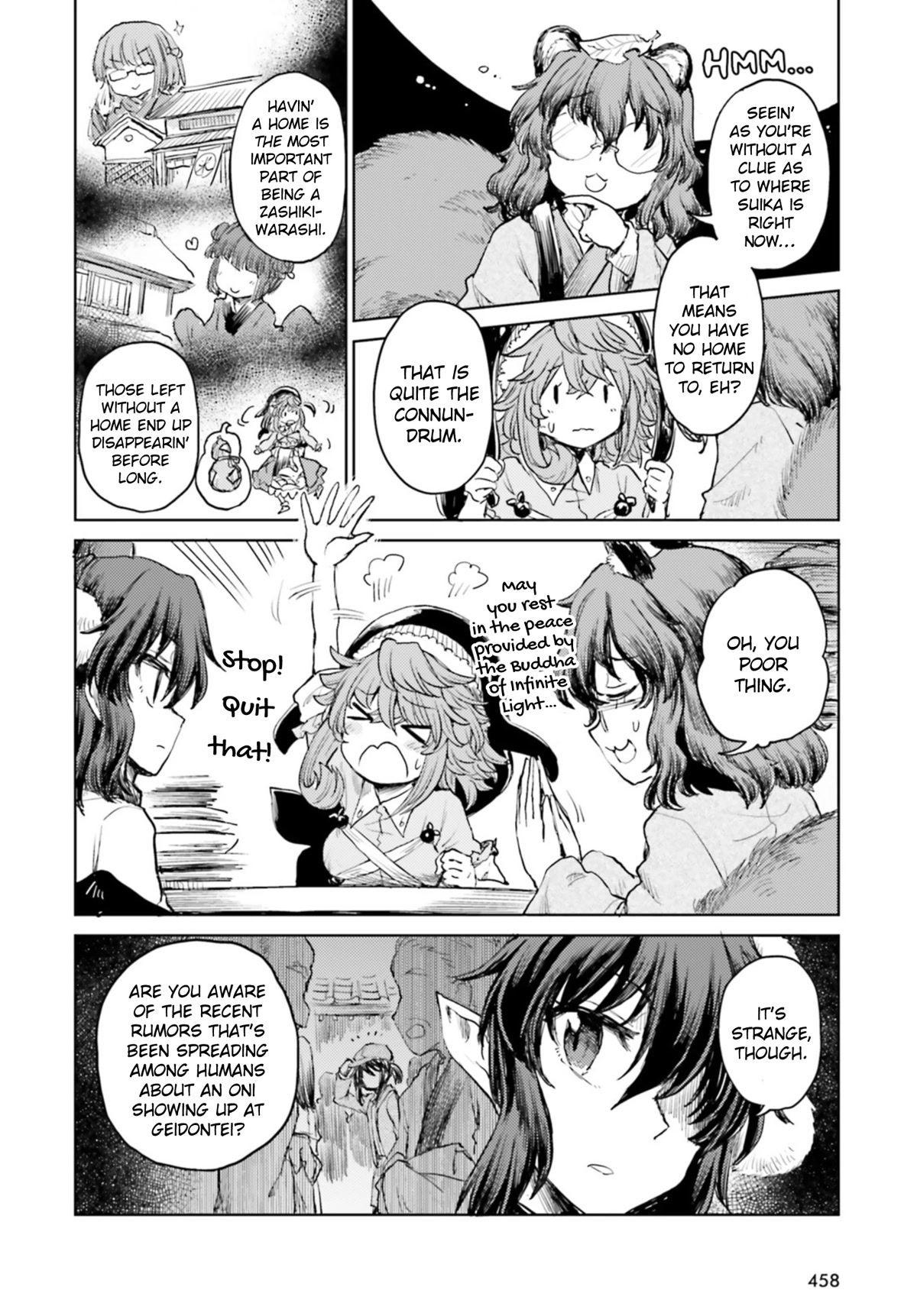 Touhou Suichouka ~ Lotus Eater-tachi no Suisei Chapter 35 page 8 - Chapter 35: Drink of Delirium, Oni of Oblivion (part 1)