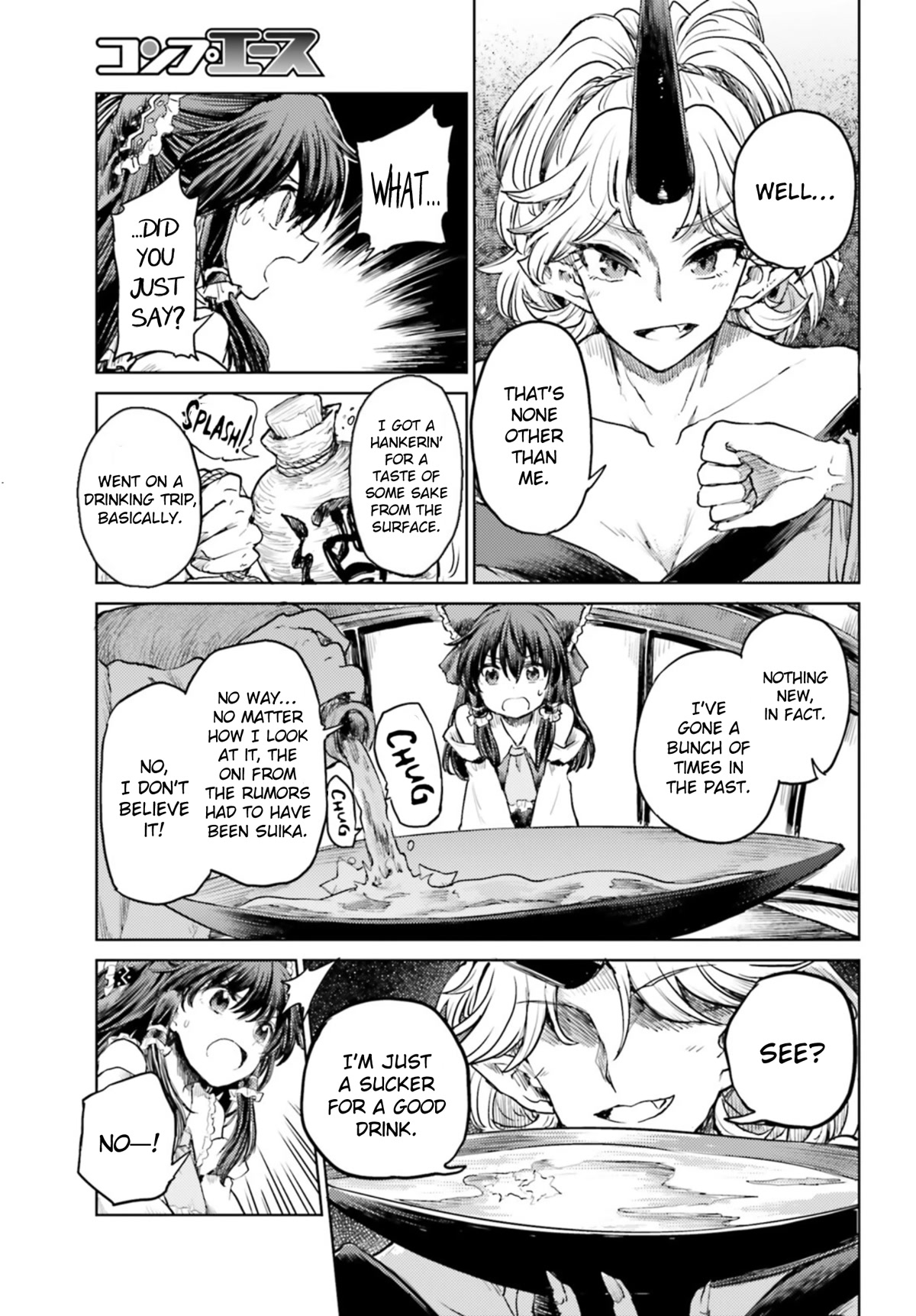 Touhou Suichouka ~ Lotus Eater-tachi no Suisei Chapter 36 page 11 - Chapter 36: Drink of Delirium, Oni of Oblivion (Part 2)