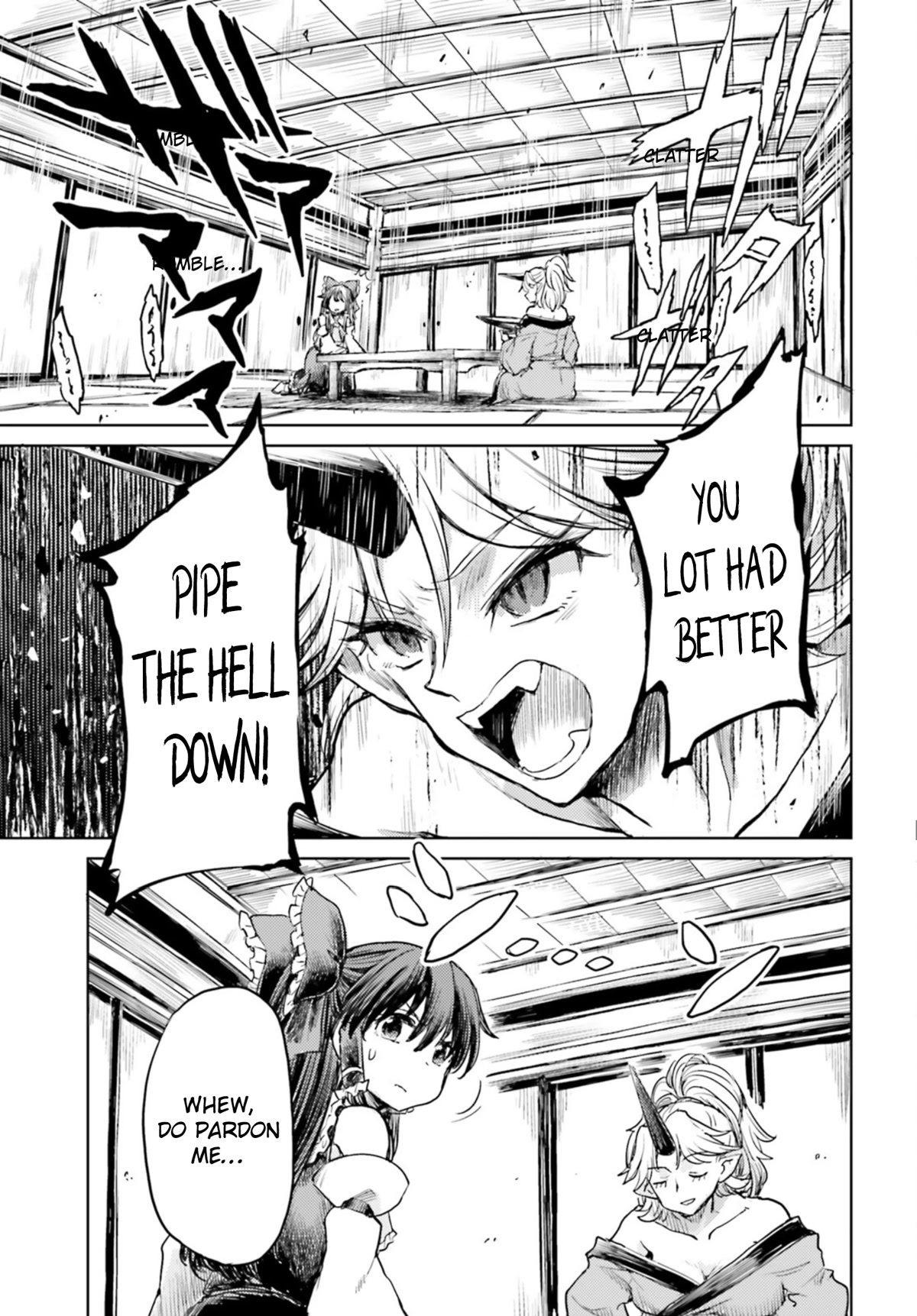 Touhou Suichouka ~ Lotus Eater-tachi no Suisei Chapter 36 page 13 - Chapter 36: Drink of Delirium, Oni of Oblivion (Part 2)