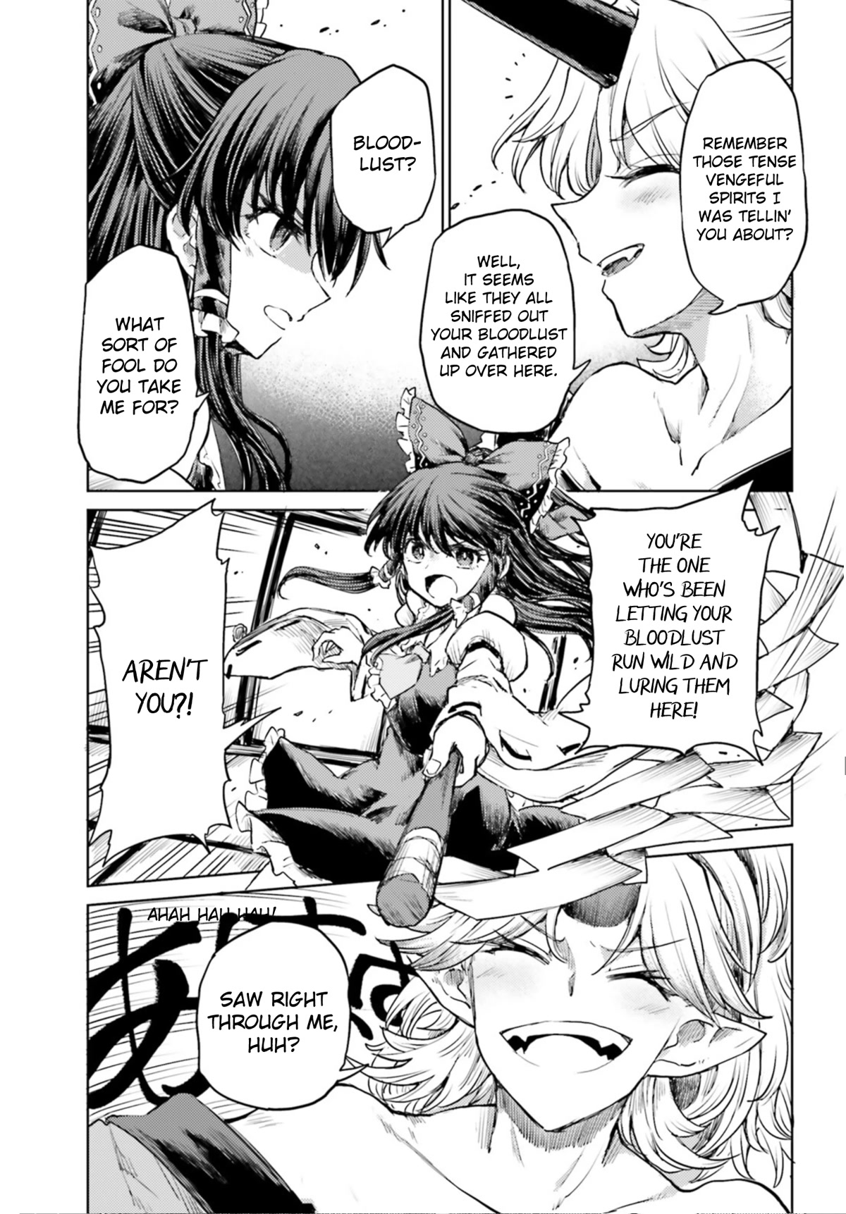 Touhou Suichouka ~ Lotus Eater-tachi no Suisei Chapter 36 page 14 - Chapter 36: Drink of Delirium, Oni of Oblivion (Part 2)