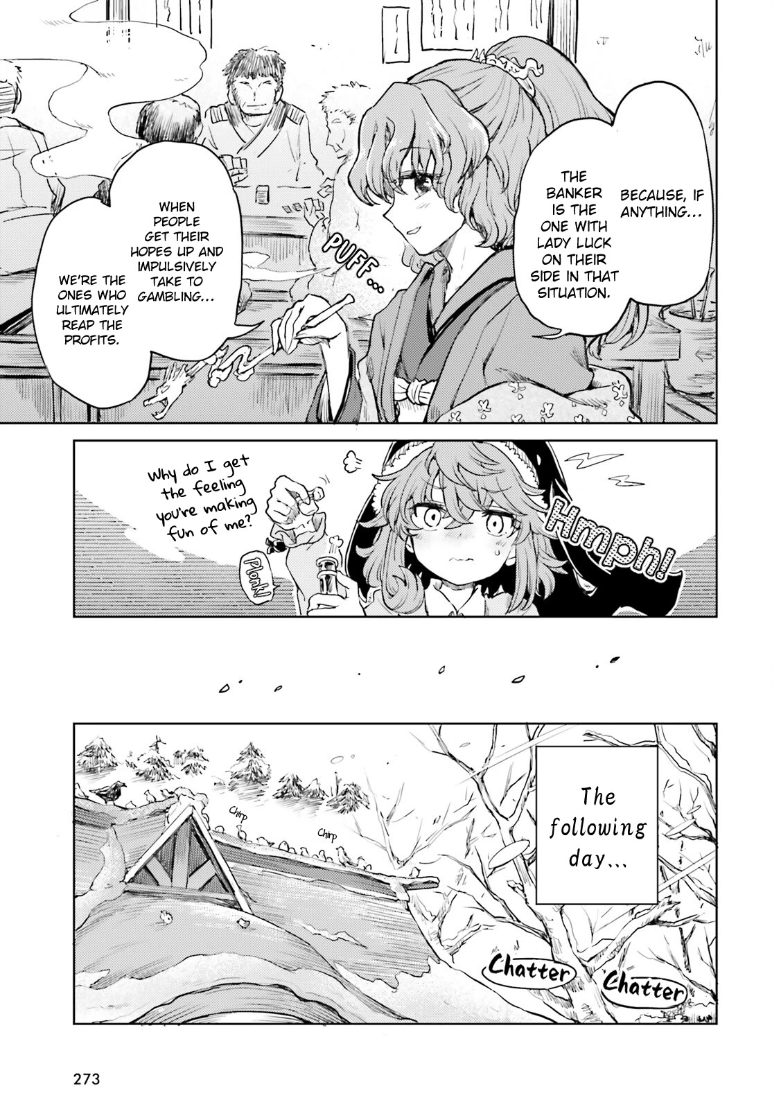 Touhou Suichouka ~ Lotus Eater-tachi no Suisei Chapter 37 page 5 - Chapter 37: Merchants and Drunkards Alike Cannot Always Be Forthright (Part 1)