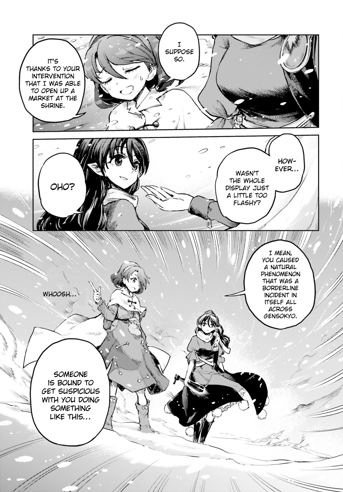Touhou Suichouka ~ Lotus Eater-tachi no Suisei Chapter 38 page 21 - Chapter 38: Merchants and Drunkards Alike Cannot Always Be Forthright (Part 2)