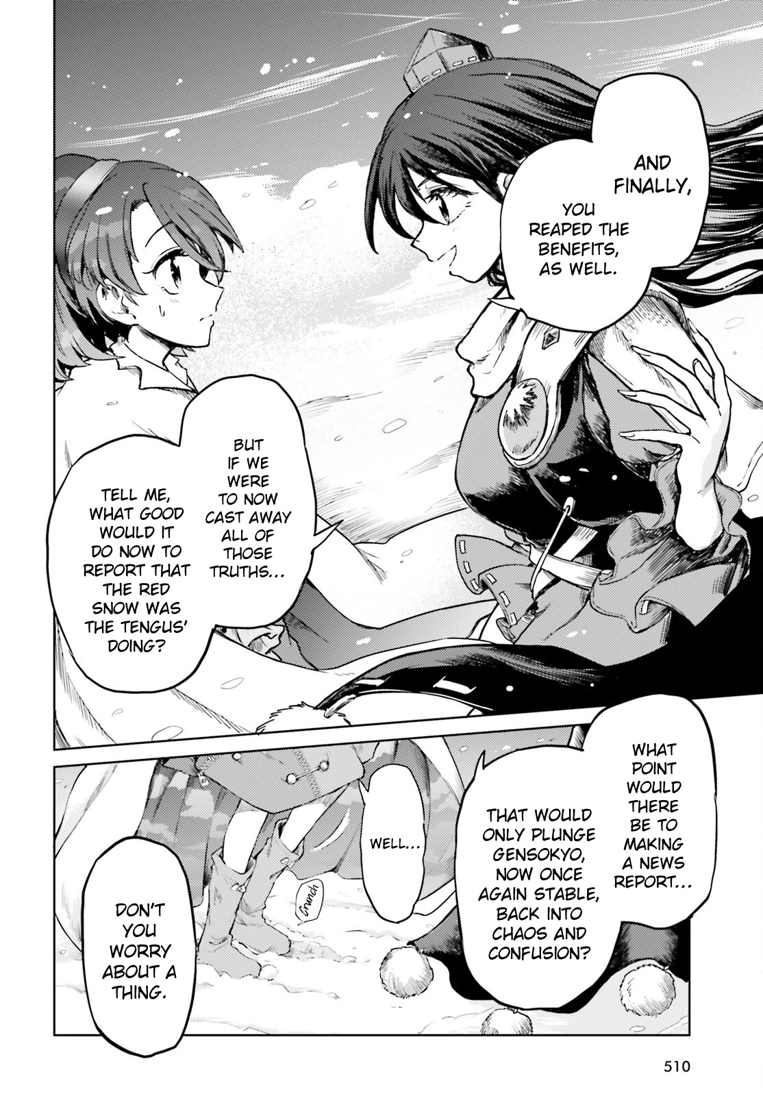Touhou Suichouka ~ Lotus Eater-tachi no Suisei Chapter 38 page 24 - Chapter 38: Merchants and Drunkards Alike Cannot Always Be Forthright (Part 2)