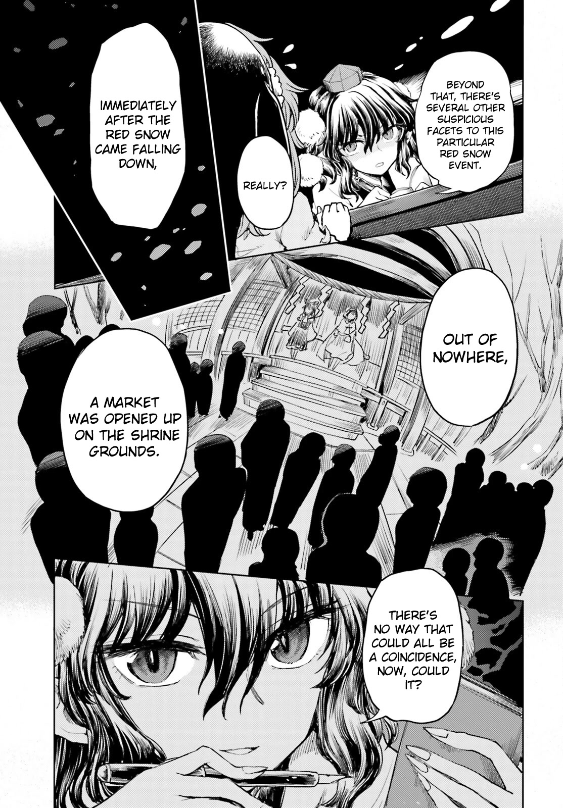 Touhou Suichouka ~ Lotus Eater-tachi no Suisei Chapter 38 page 5 - Chapter 38: Merchants and Drunkards Alike Cannot Always Be Forthright (Part 2)
