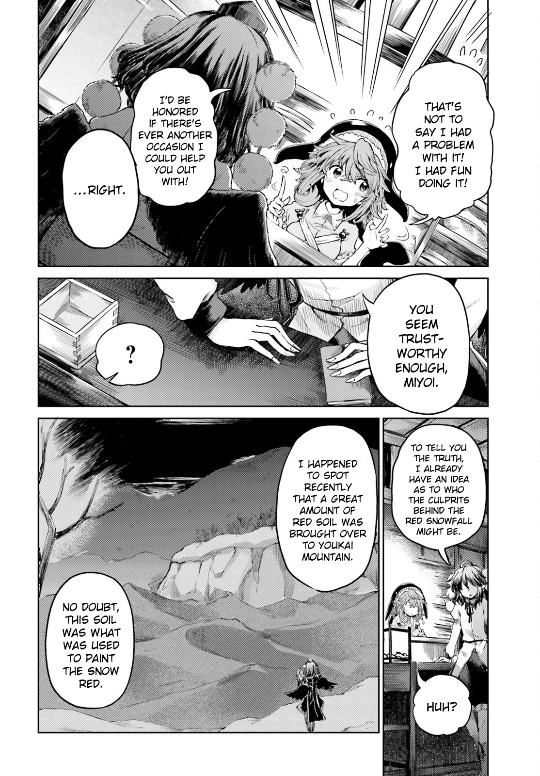 Touhou Suichouka ~ Lotus Eater-tachi no Suisei Chapter 38 page 8 - Chapter 38: Merchants and Drunkards Alike Cannot Always Be Forthright (Part 2)
