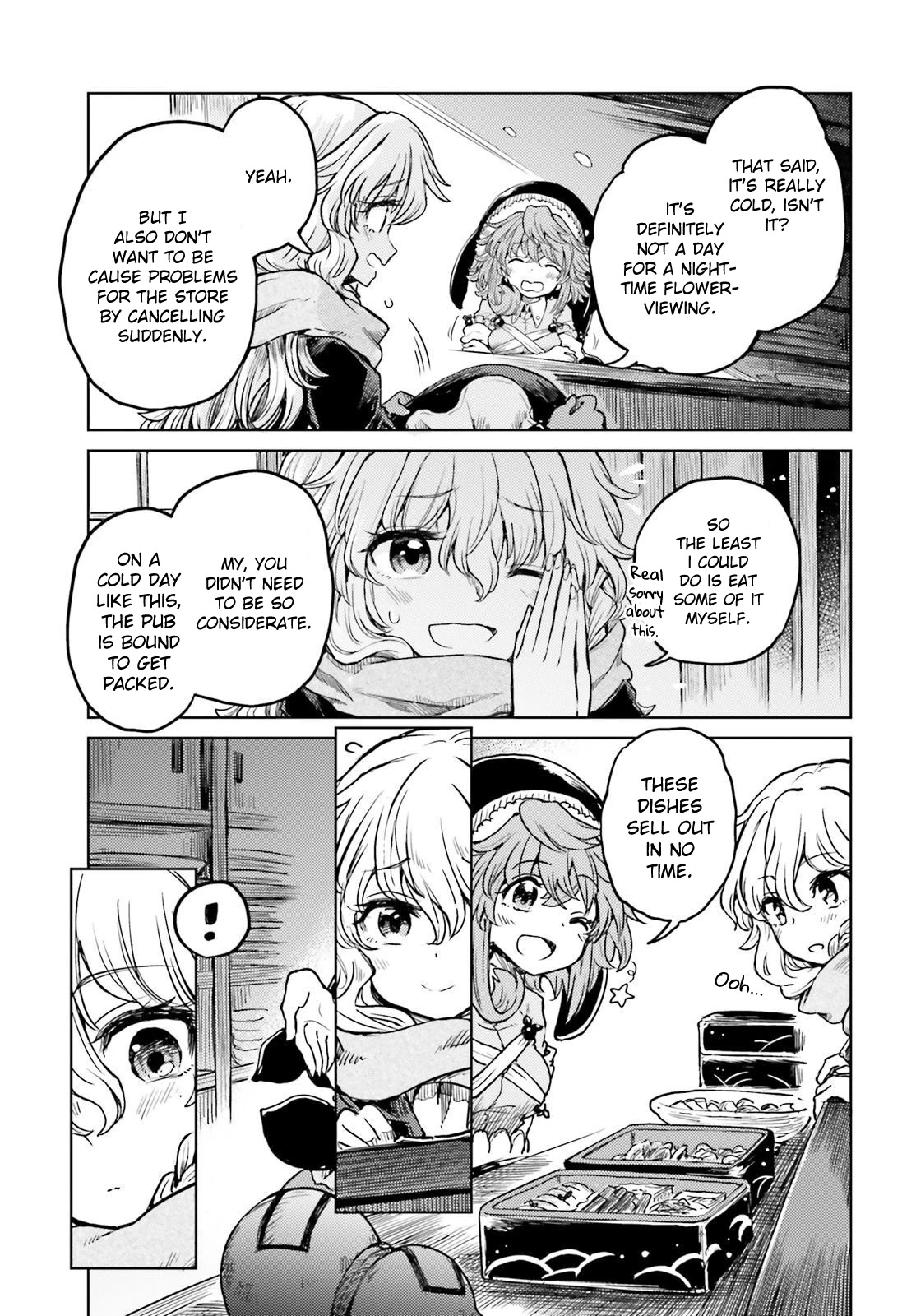 Touhou Suichouka ~ Lotus Eater-tachi no Suisei Chapter 39 page 13 - Chapter 39: An Oni Out of Its Gourd (Part 1)