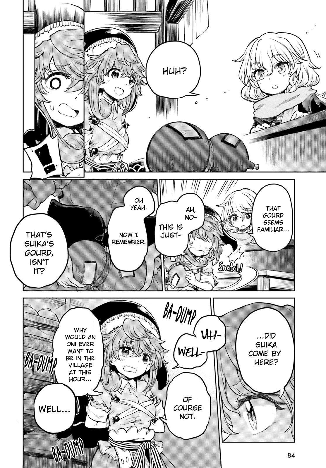 Touhou Suichouka ~ Lotus Eater-tachi no Suisei Chapter 39 page 14 - Chapter 39: An Oni Out of Its Gourd (Part 1)