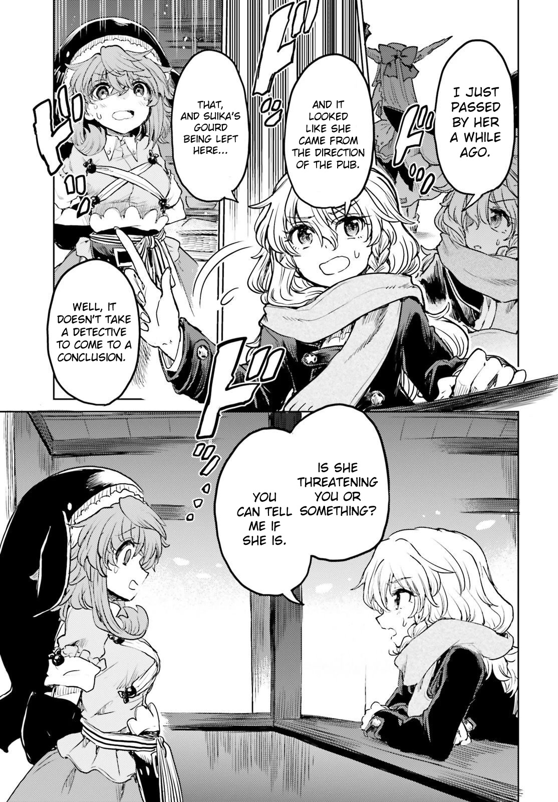 Touhou Suichouka ~ Lotus Eater-tachi no Suisei Chapter 39 page 15 - Chapter 39: An Oni Out of Its Gourd (Part 1)