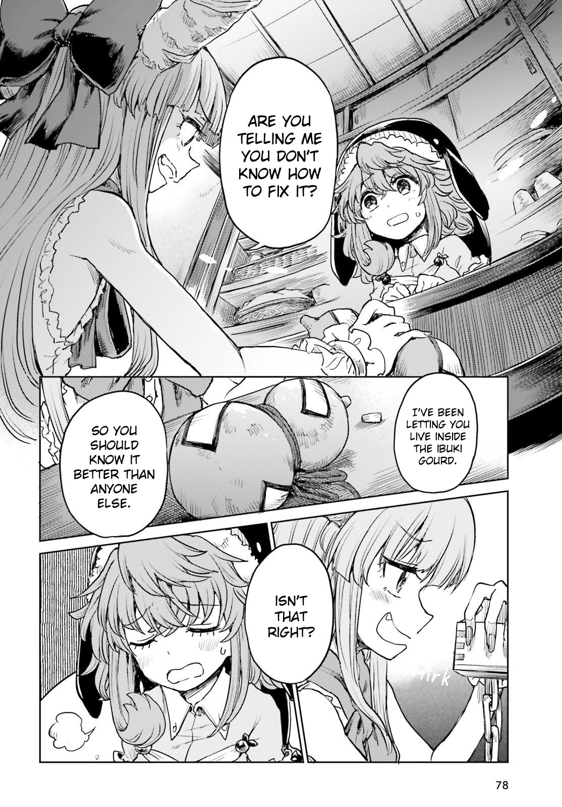 Touhou Suichouka ~ Lotus Eater-tachi no Suisei Chapter 39 page 8 - Chapter 39: An Oni Out of Its Gourd (Part 1)