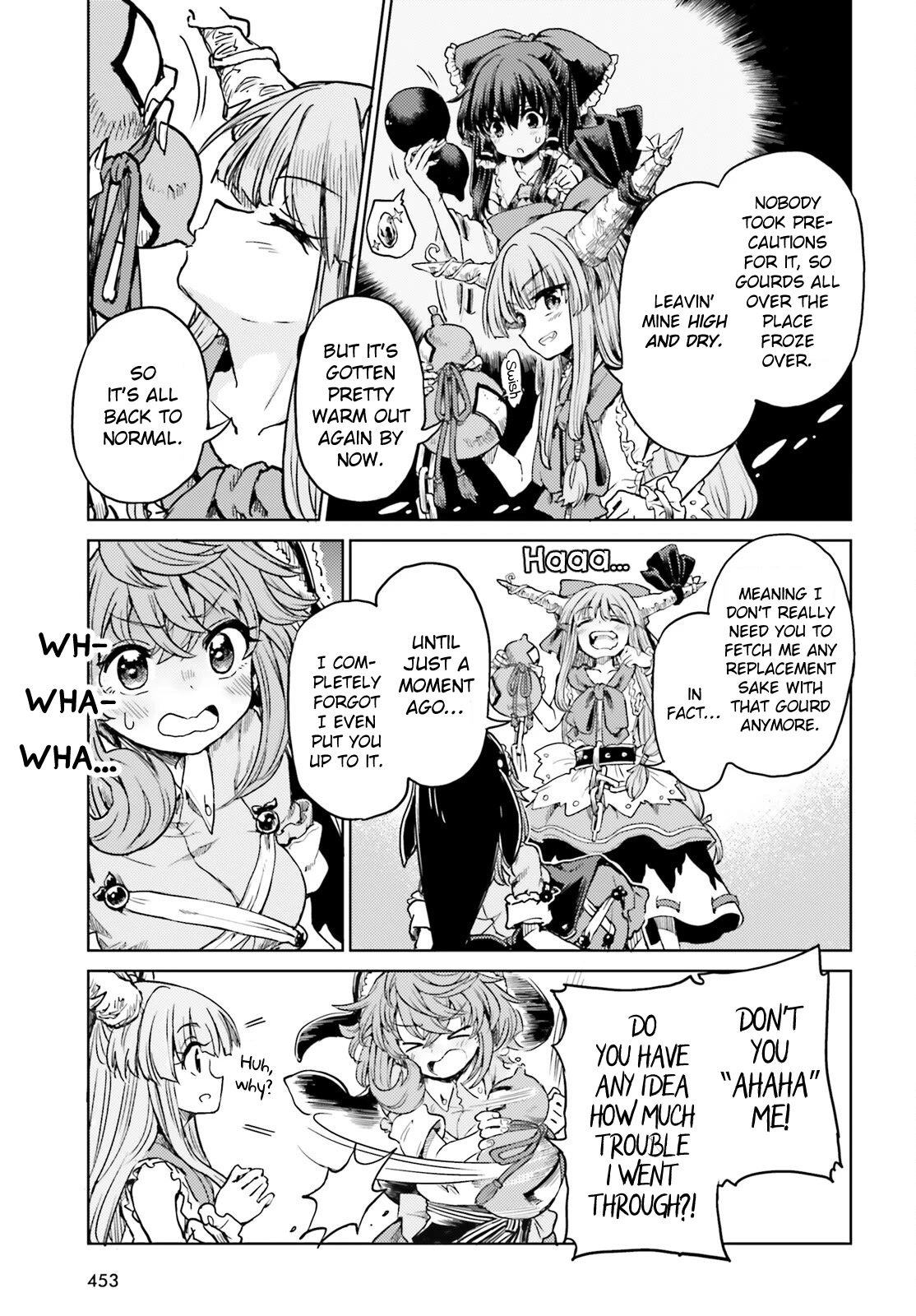 Touhou Suichouka ~ Lotus Eater-tachi no Suisei Chapter 40 page 25 - Chapter 40: An Oni Out of Its Gourd (Part 2)