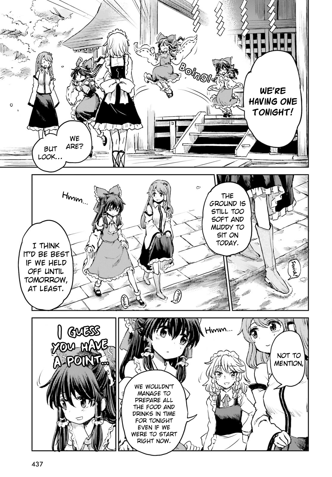 Touhou Suichouka ~ Lotus Eater-tachi no Suisei Chapter 40 page 9 - Chapter 40: An Oni Out of Its Gourd (Part 2)