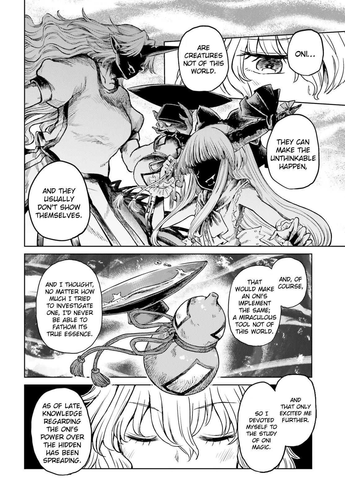 Touhou Suichouka ~ Lotus Eater-tachi no Suisei Chapter 41 page 6 - Chapter 41: Teaching an Oni to Climb a Tree (Part 1)