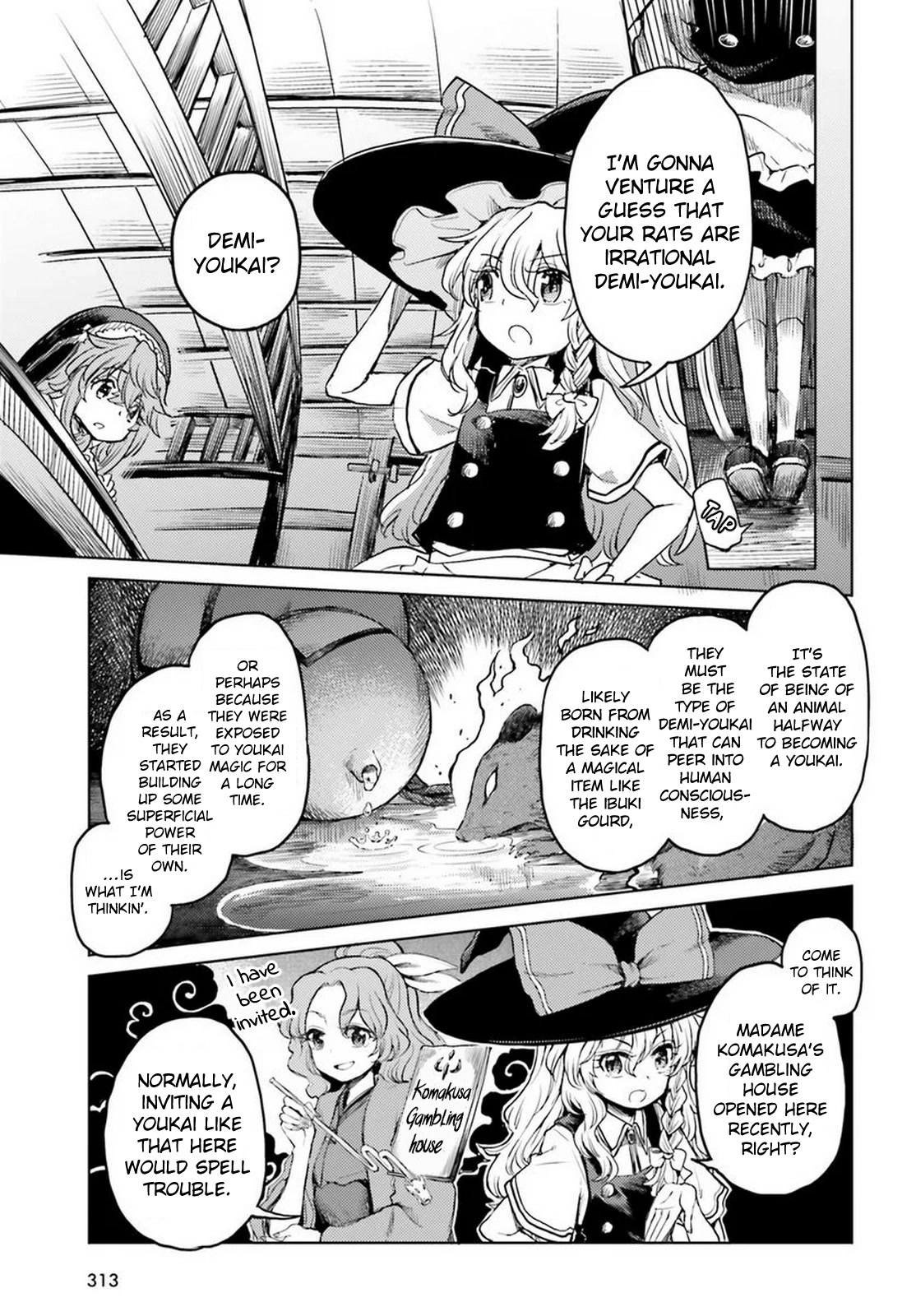 Touhou Suichouka ~ Lotus Eater-tachi no Suisei Chapter 42 page 5 - Chapter 42: Drinking Up the Wrong Tree (Part 2)