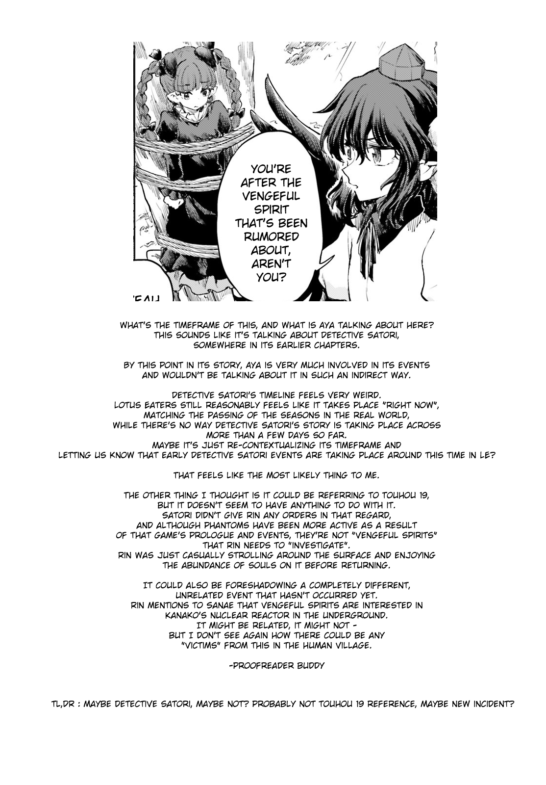 Touhou Suichouka ~ Lotus Eater-tachi no Suisei Chapter 44 page 26 - Chapter 44: Better a Burning Bar than a Burning Glare (Part 2)
