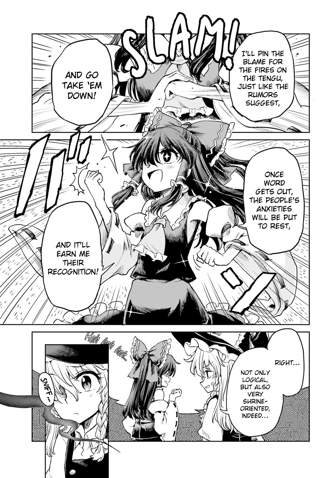 Touhou Suichouka ~ Lotus Eater-tachi no Suisei Chapter 44 page 7 - Chapter 44: Better a Burning Bar than a Burning Glare (Part 2)