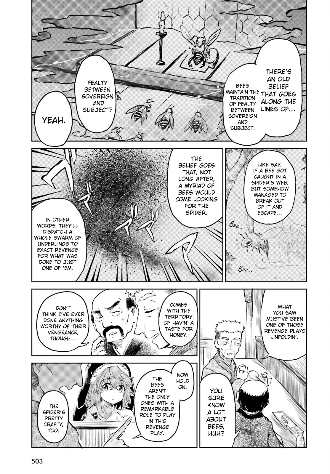 Touhou Suichouka ~ Lotus Eater-tachi no Suisei Chapter 45 page 9 - Chapter 45: Bringing Honey to a Beehive (Part 1)