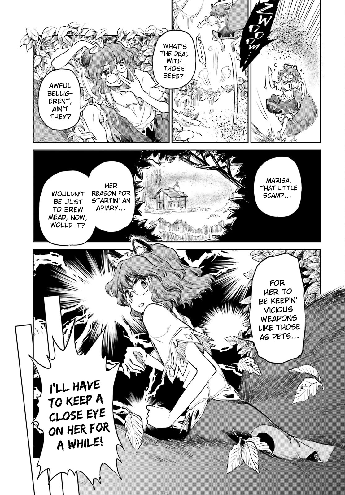 Touhou Suichouka ~ Lotus Eater-tachi no Suisei Chapter 46 page 15 - Chapter 46: Bringing Honey to a Beehive (Part 2)