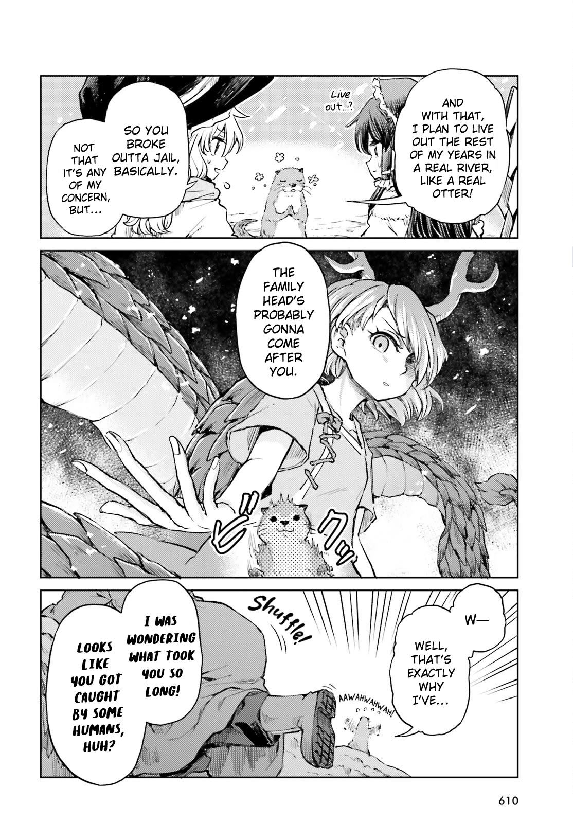 Touhou Suichouka ~ Lotus Eater-tachi no Suisei Chapter 48 page 24 - Chapter 48: Alcohol Seeks Its Own Level (Part 2)