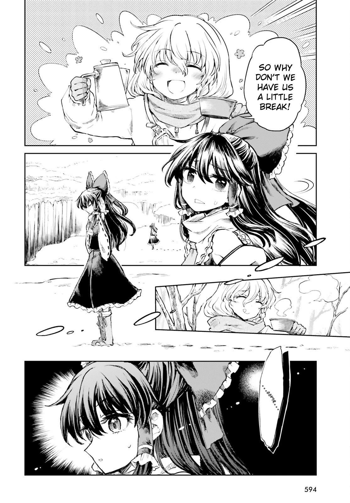 Touhou Suichouka ~ Lotus Eater-tachi no Suisei Chapter 48 page 8 - Chapter 48: Alcohol Seeks Its Own Level (Part 2)