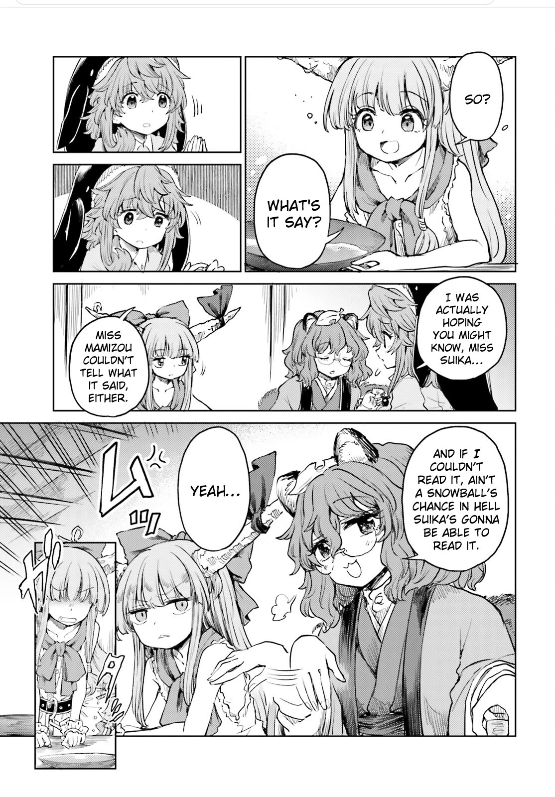 Touhou Suichouka ~ Lotus Eater-tachi no Suisei Chapter 49 page 11 - Chapter 49: He Who Only Takes a Sip Is As Guilty as the Thief (Part 1)