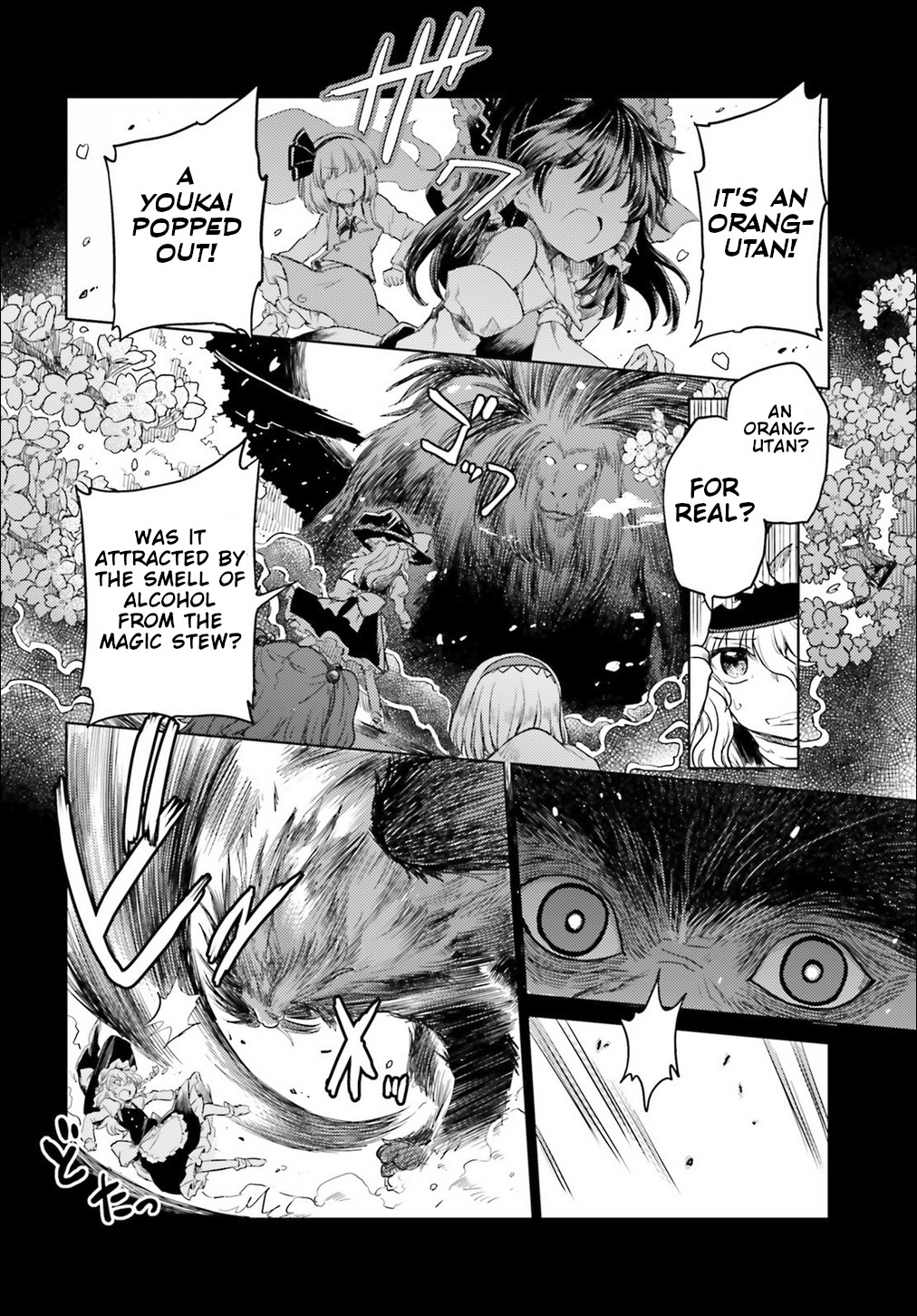 Touhou Suichouka ~ Lotus Eater-tachi no Suisei Chapter 5 page 18 - Chapter 5: The Haughty Grab Even the Red Ape (Part 2)