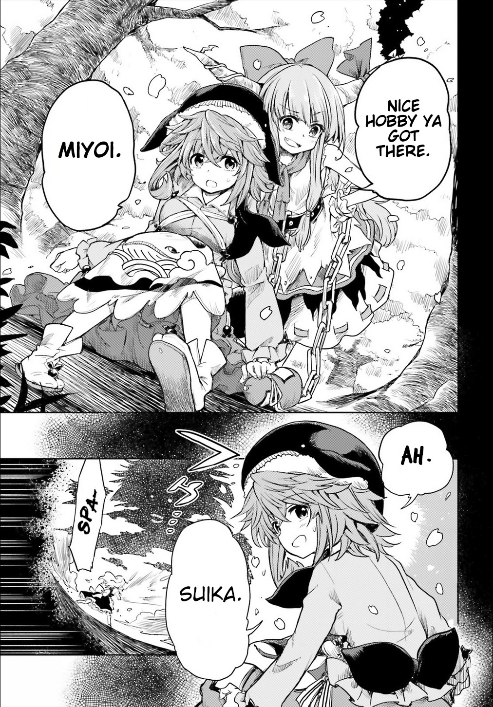 Touhou Suichouka ~ Lotus Eater-tachi no Suisei Chapter 5 page 23 - Chapter 5: The Haughty Grab Even the Red Ape (Part 2)