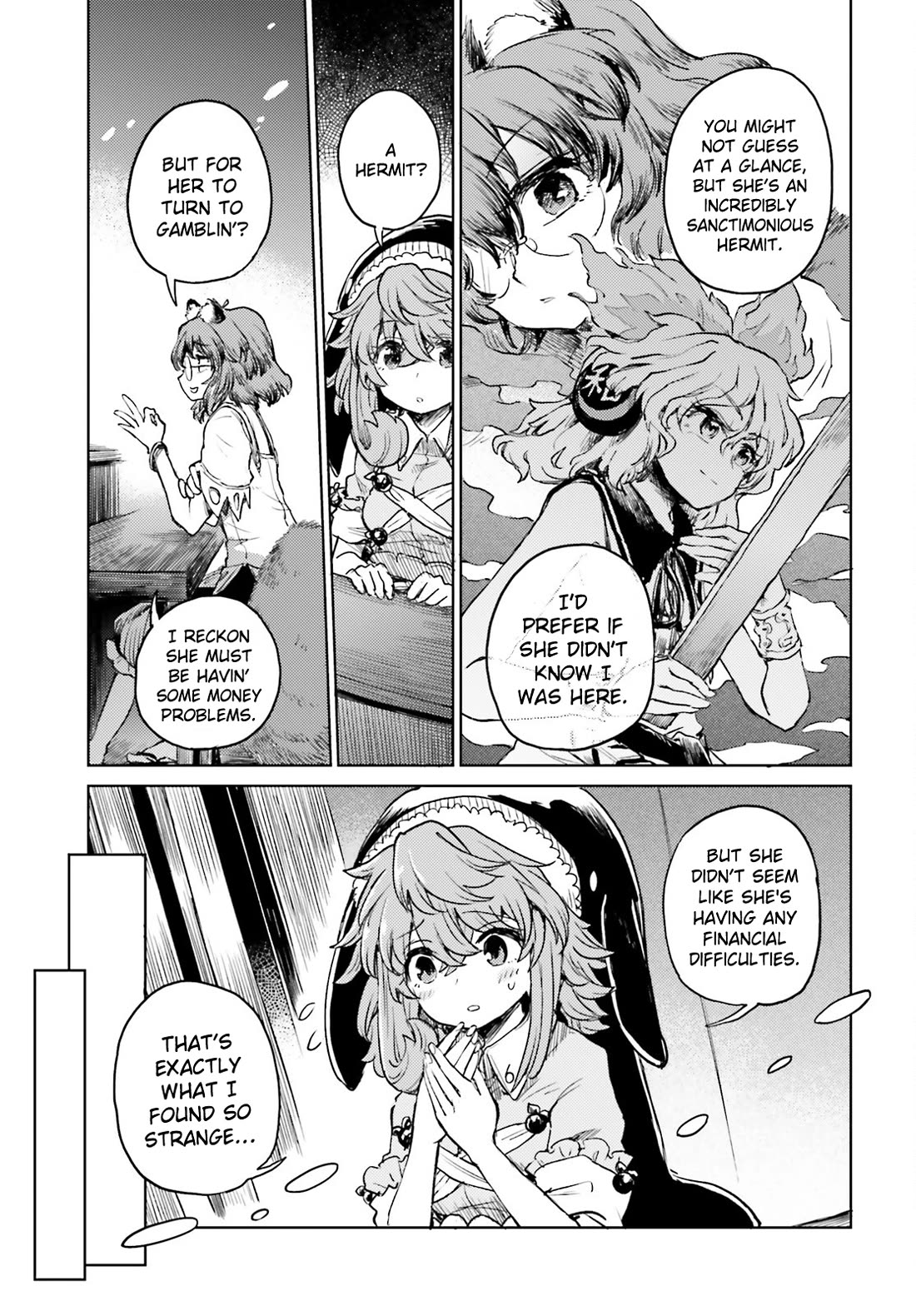 Touhou Suichouka ~ Lotus Eater-tachi no Suisei Chapter 51 page 11 - Chapter 51: No Matter Where You Go, There Will Always Be Sunshine and Sake	 (Part 1)