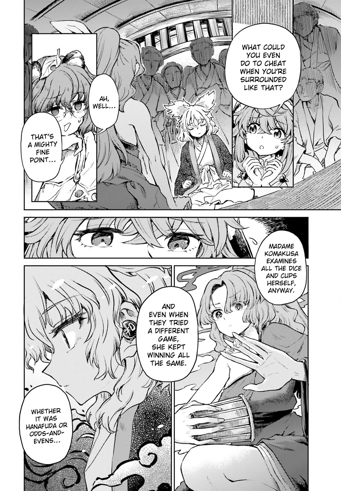 Touhou Suichouka ~ Lotus Eater-tachi no Suisei Chapter 51 page 16 - Chapter 51: No Matter Where You Go, There Will Always Be Sunshine and Sake	 (Part 1)