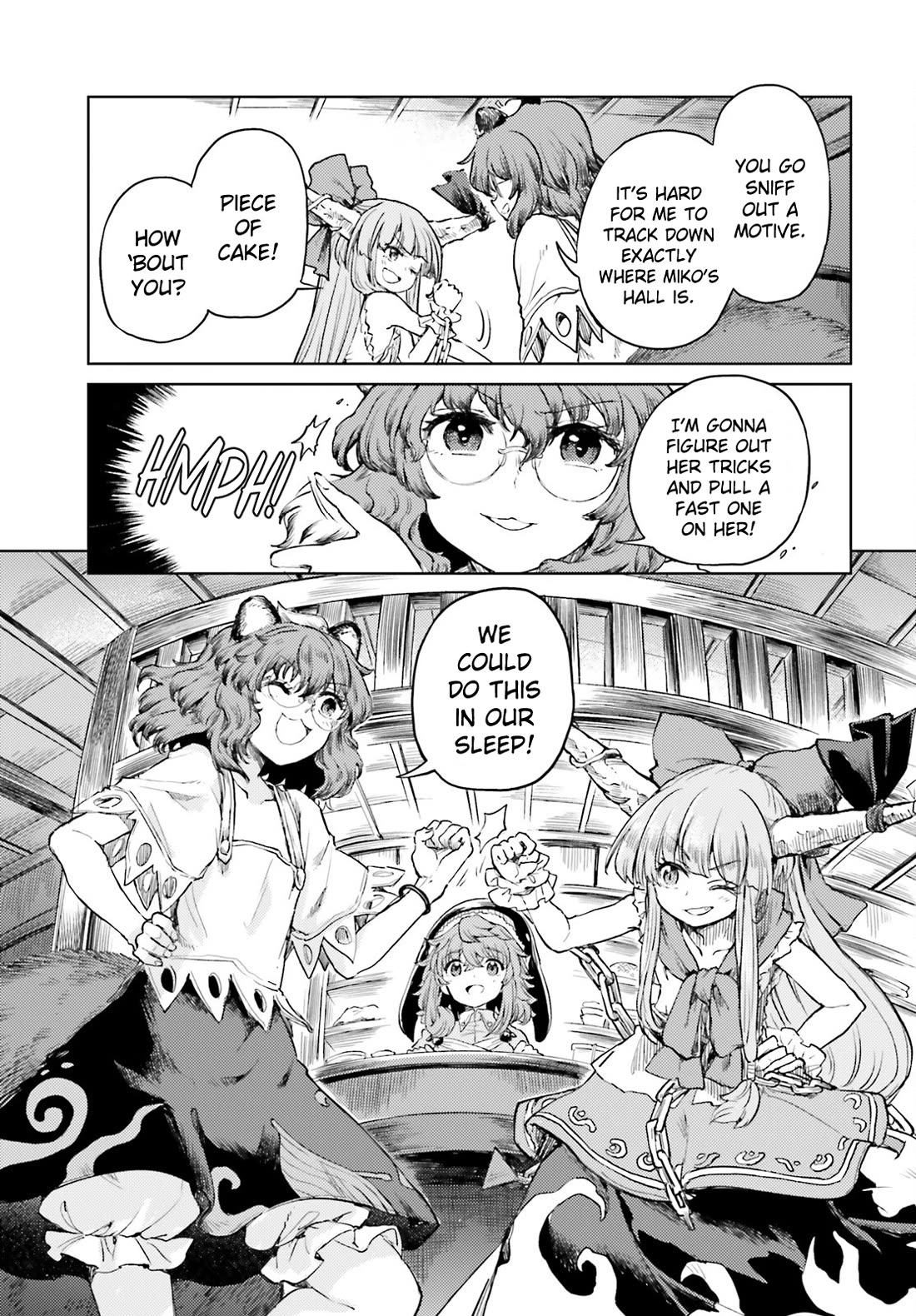 Touhou Suichouka ~ Lotus Eater-tachi no Suisei Chapter 51 page 19 - Chapter 51: No Matter Where You Go, There Will Always Be Sunshine and Sake	 (Part 1)