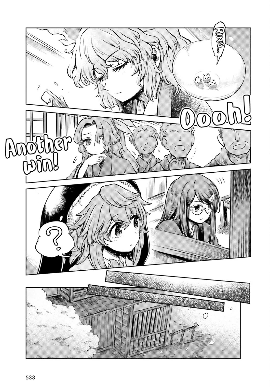 Touhou Suichouka ~ Lotus Eater-tachi no Suisei Chapter 51 page 9 - Chapter 51: No Matter Where You Go, There Will Always Be Sunshine and Sake	 (Part 1)