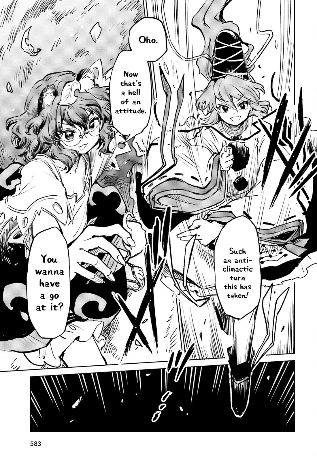 Touhou Suichouka ~ Lotus Eater-tachi no Suisei Chapter 52 page 19 - Chapter 52: No Matter Where You Go, There Will Always Be Sunshine and Sake (Part 1)