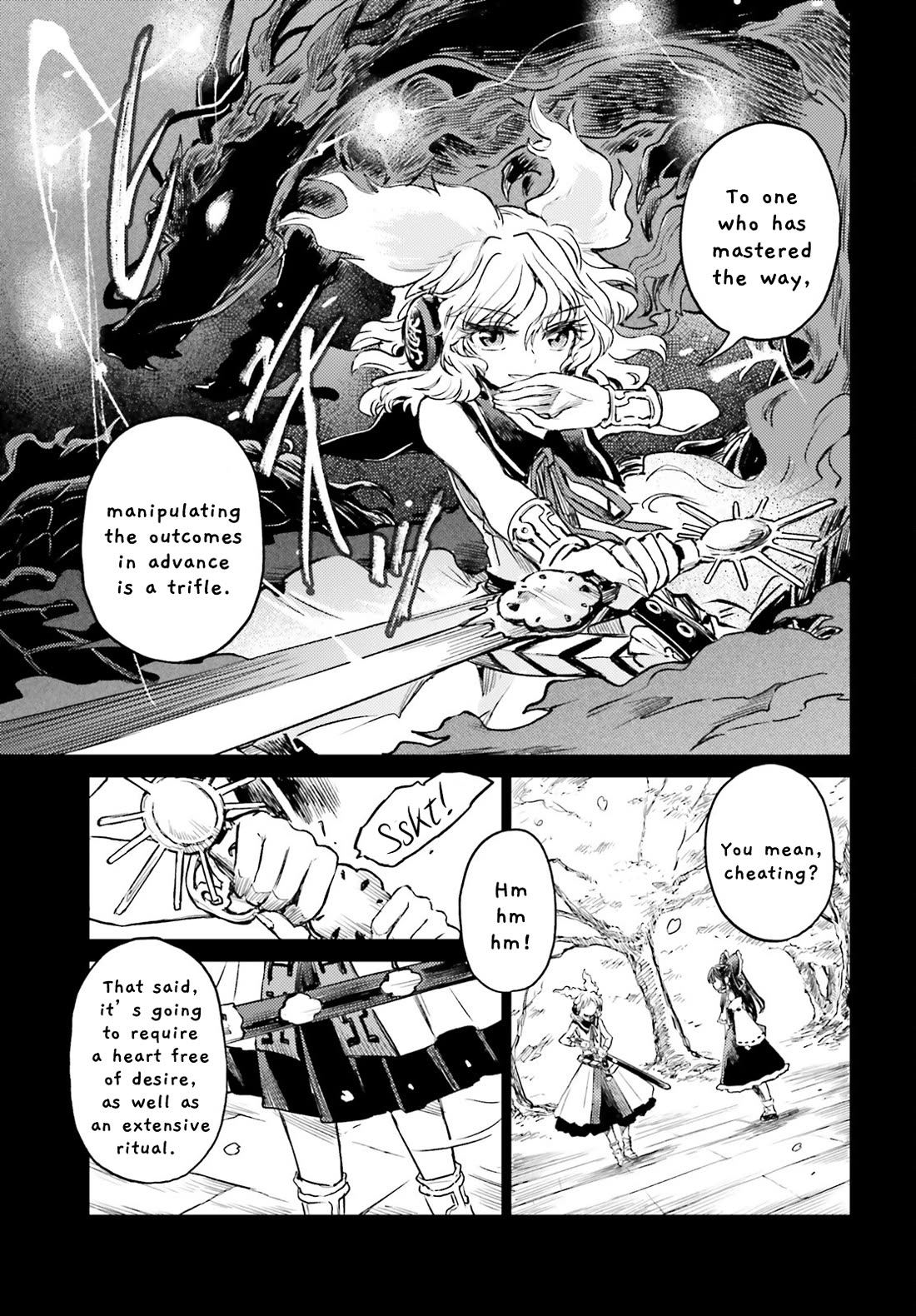 Touhou Suichouka ~ Lotus Eater-tachi no Suisei Chapter 52 page 23 - Chapter 52: No Matter Where You Go, There Will Always Be Sunshine and Sake (Part 1)