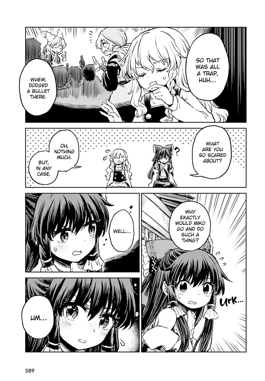 Touhou Suichouka ~ Lotus Eater-tachi no Suisei Chapter 52 page 25 - Chapter 52: No Matter Where You Go, There Will Always Be Sunshine and Sake (Part 1)