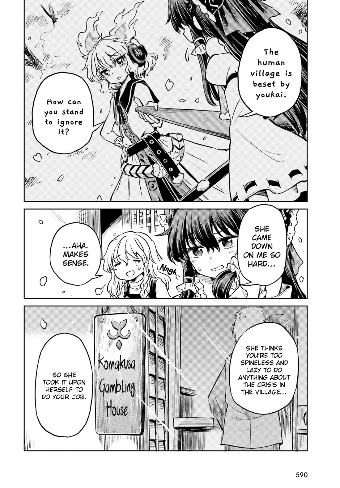 Touhou Suichouka ~ Lotus Eater-tachi no Suisei Chapter 52 page 26 - Chapter 52: No Matter Where You Go, There Will Always Be Sunshine and Sake (Part 1)