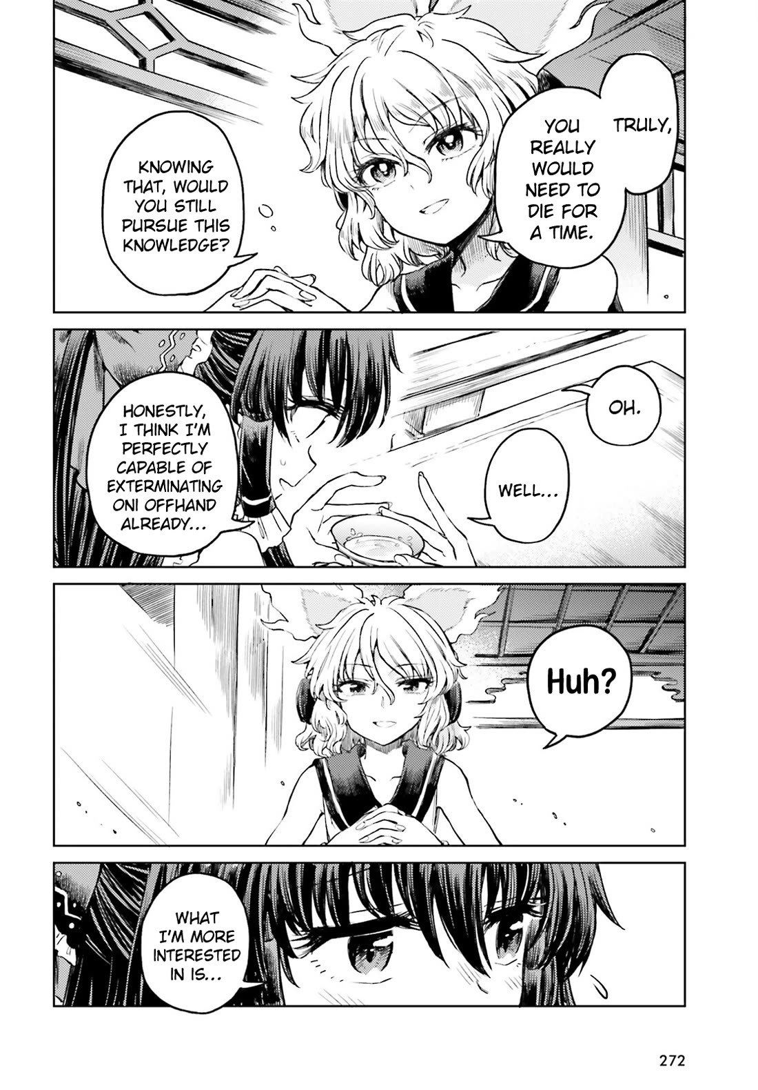 Touhou Suichouka ~ Lotus Eater-tachi no Suisei Chapter 53 page 6 - Chapter 53: To Wait for Good Fortune Is to Wait for a Drink (Part 1)