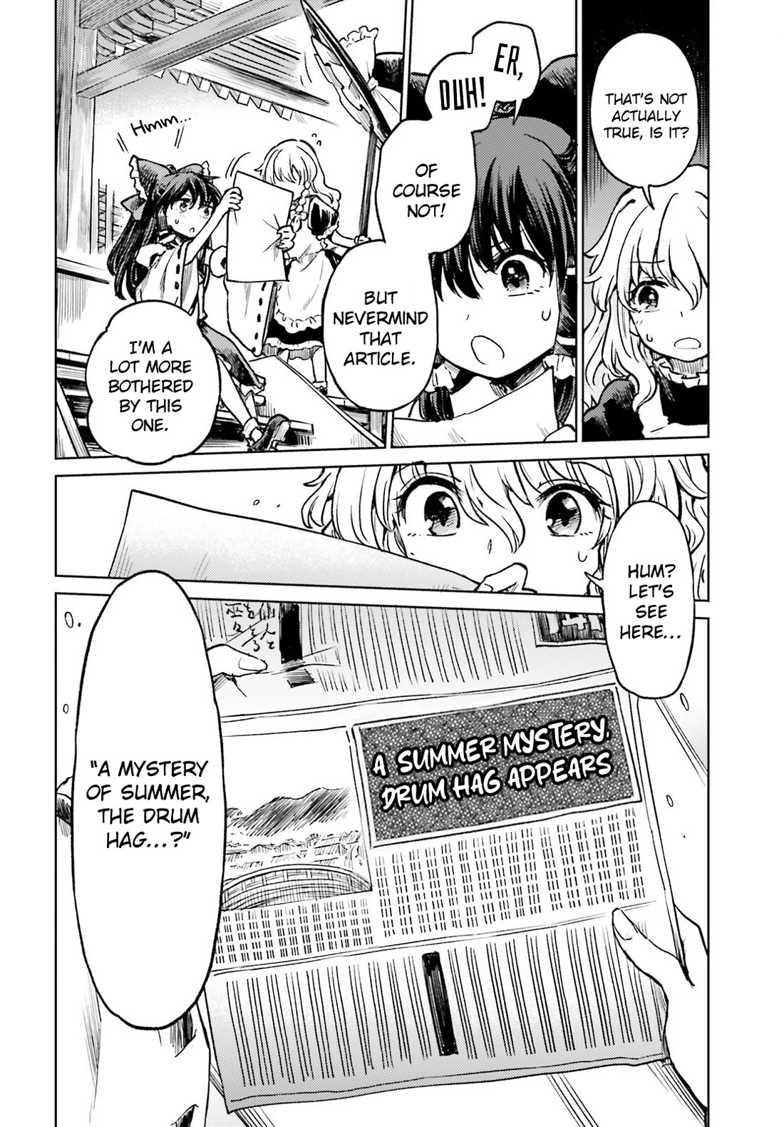 Touhou Suichouka ~ Lotus Eater-tachi no Suisei Chapter 55 page 4 - Chapter 55: You Can’t Have a Fight Without Hard Drinking (Part 1)